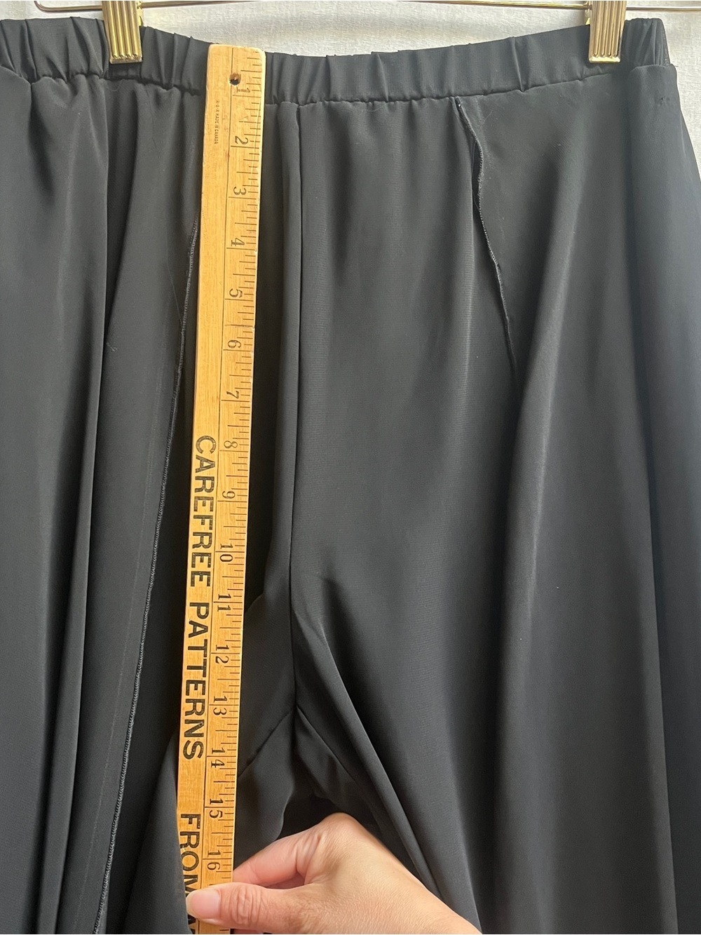 Marina Wide Leg Flyaway Palazzo Overlay Pants Skirt M - Picture 7 of 12